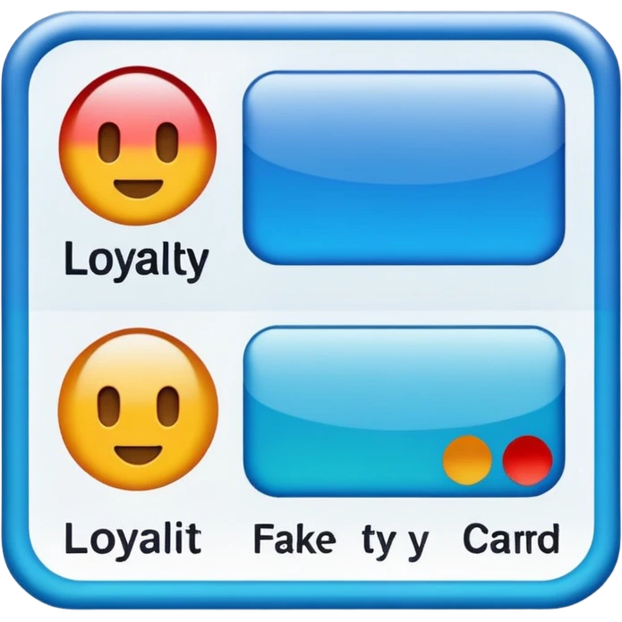 fake costumer loyalty emoji