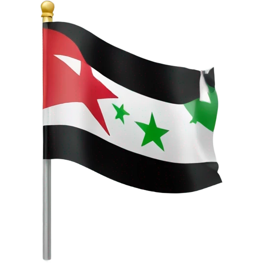 New Syria flag emoji