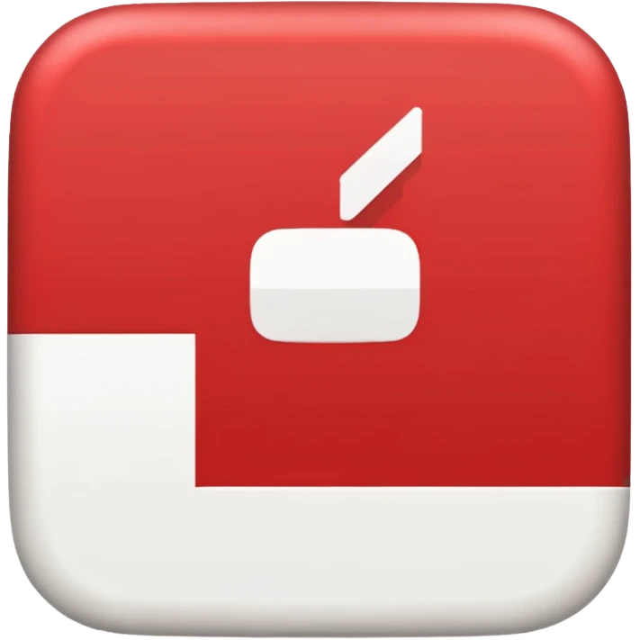 Иконка для YouTube в пиксельном стиле emoji