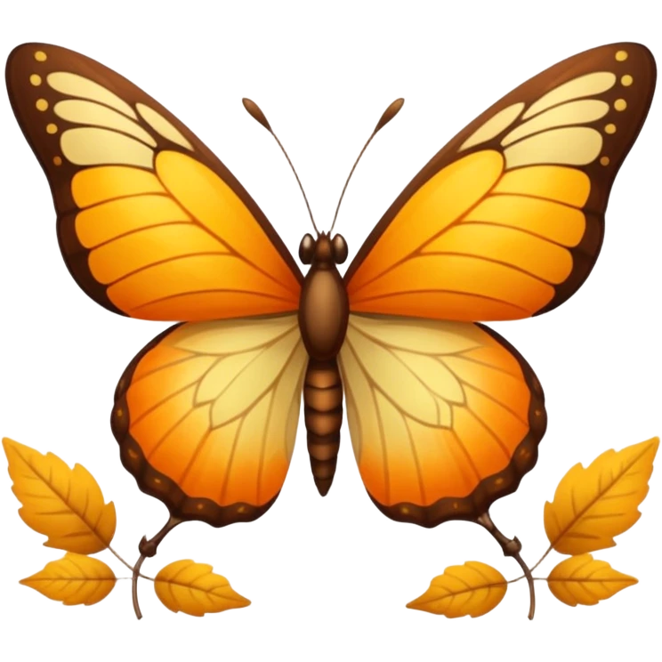 mariposa aesthetic otoñal emoji