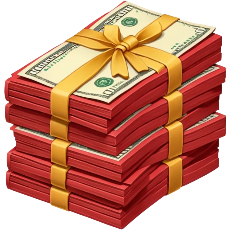 red color money emoji