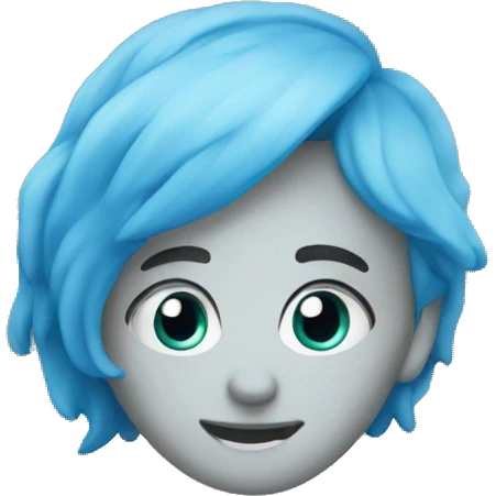 Blue emoji