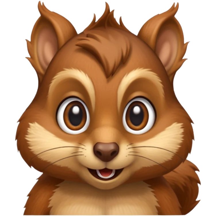 crazy squirrel  emoji