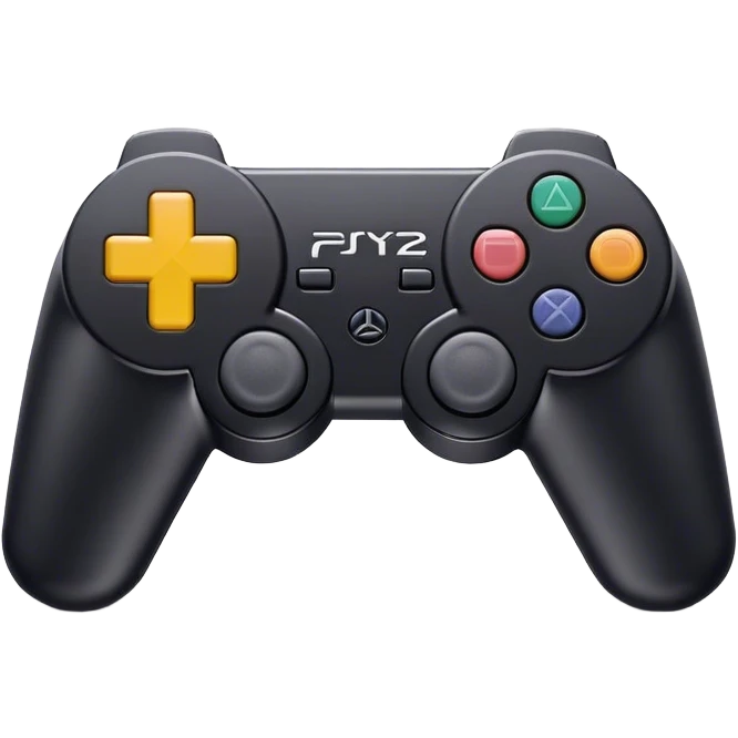 Clash of Clans aesthetic: Cinematic Playful PlayStation 2 Slim Portrait Emoji, rendered in a 3D vector-style similar to standard emojis with minimal shading and bold, simplified shapes. A compact, distinct form with signature details, softly glowing with a cutting-edge console technology charm. Simplified yet unmistakably iconic, highly detailed and consistent, glowing with a soft radiance and high shine. Stylized with a touch of technological advancement and a soft glowing outline, capturing the essence of a beloved gaming relic with a friendly, playful manner! emoji