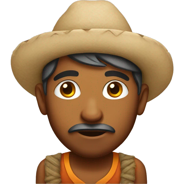 Indian farmer poor emoji