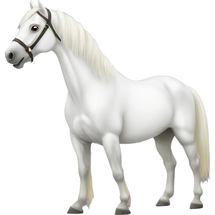 white horse emoji