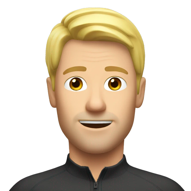 zwift homme blond emoji