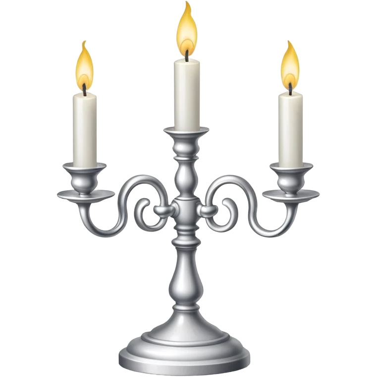 single candelabra with lid candle emoji