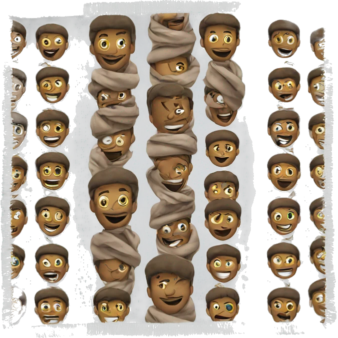 Football fun man scarf emoji