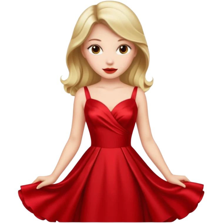 lady in red  emoji