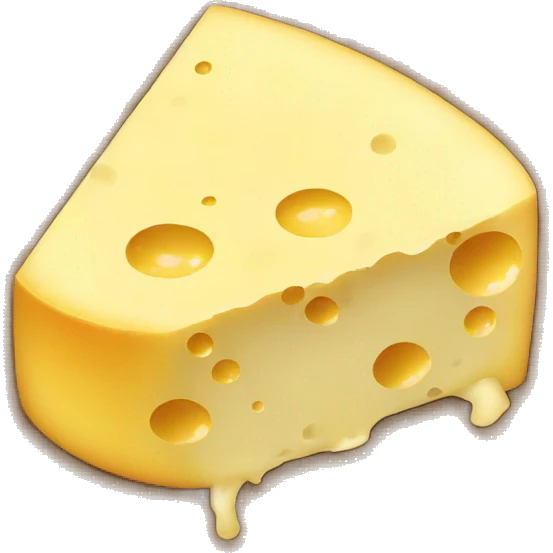 Cheese shine emoji