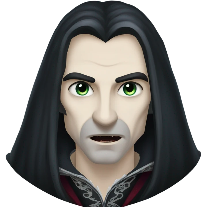 Vampire goth emoji