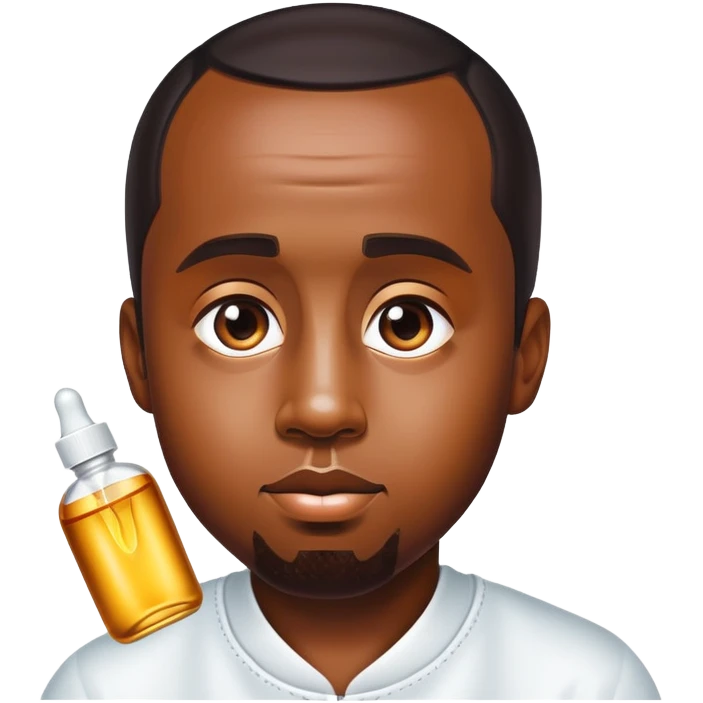 P Diddy with shiny baby oil emoji