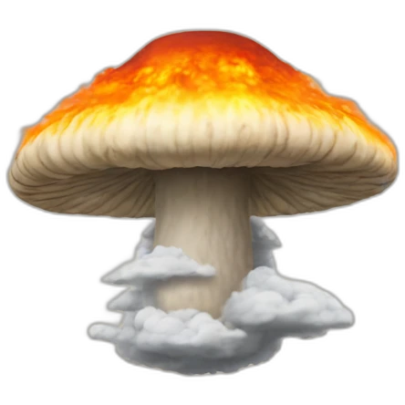 Raptor mushroom cloud emoji
