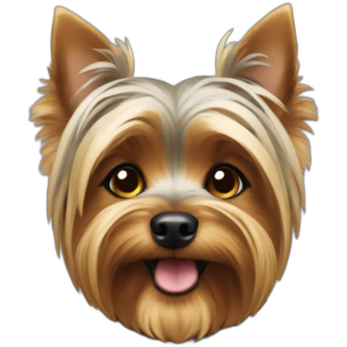 yorkshire terrier dog emoji