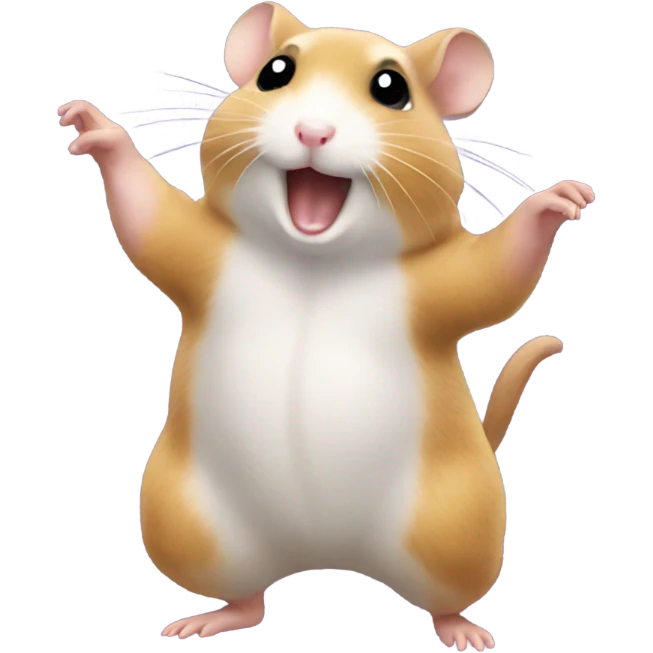Hamster dancing  emoji