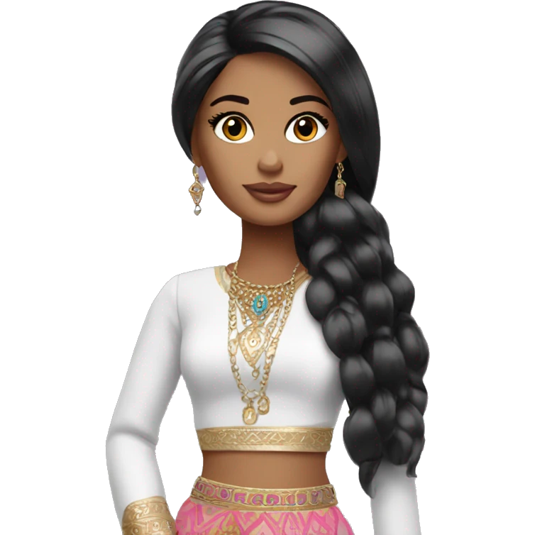 indian barbie doll emoji