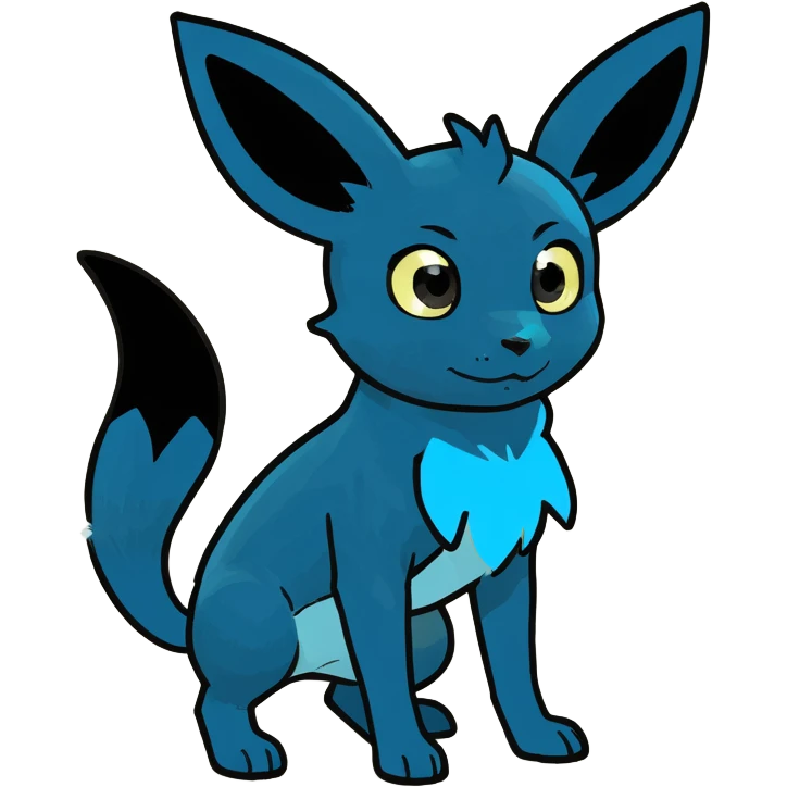 Blue Umbreon  emoji