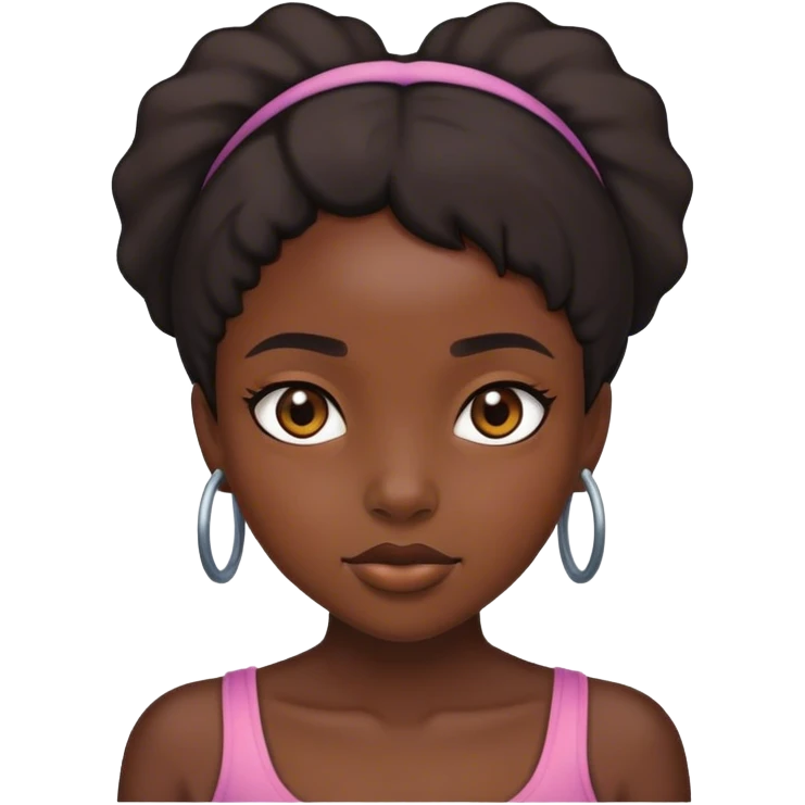black girl emoji