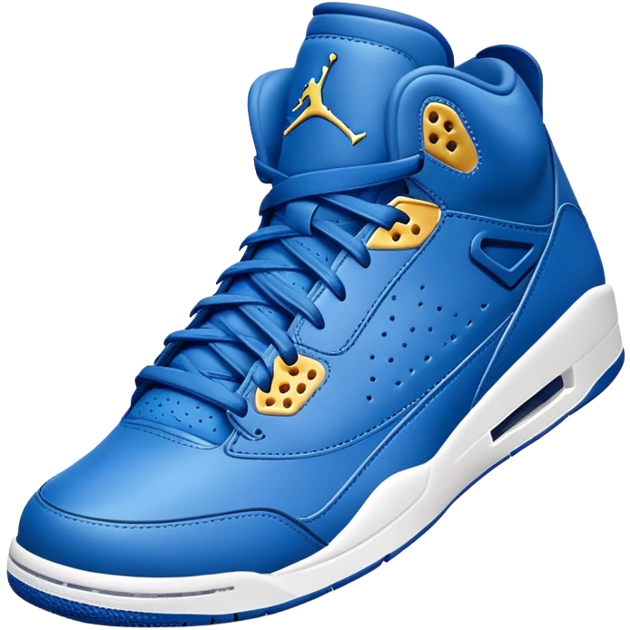Is an air Jordan blue colour  emoji