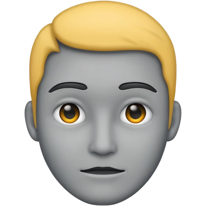 Generate outline of a human. Do not specify any gender and do not add eyes or hair. Also make it gray with a dark gray outline. emoji