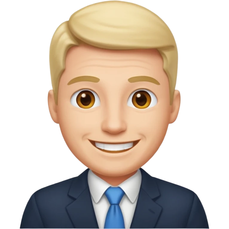 happy male boss emoji