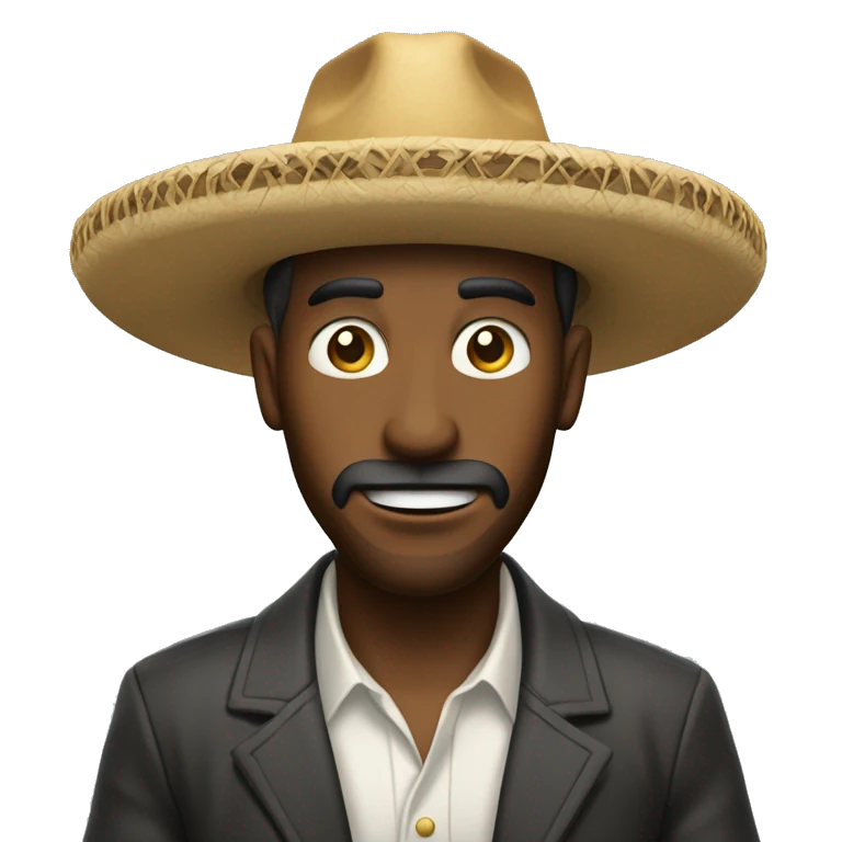 Chango con un monoculo y un sombrero elegante  emoji