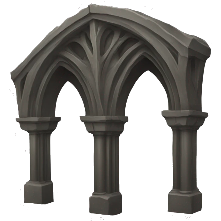 the death's veil Gothic arch  emoji