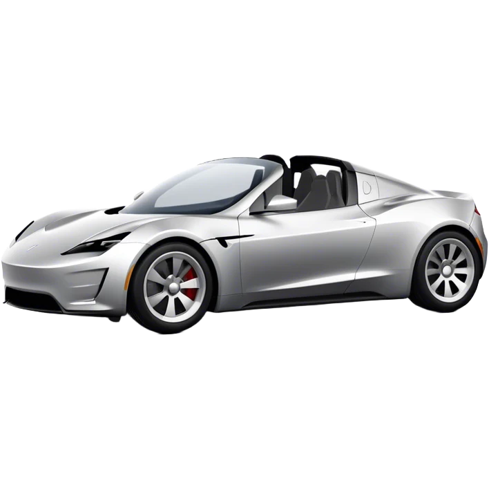Tesla Roadster - Tesla (Model Year: 2020) (Iconic colour: Silver) emoji