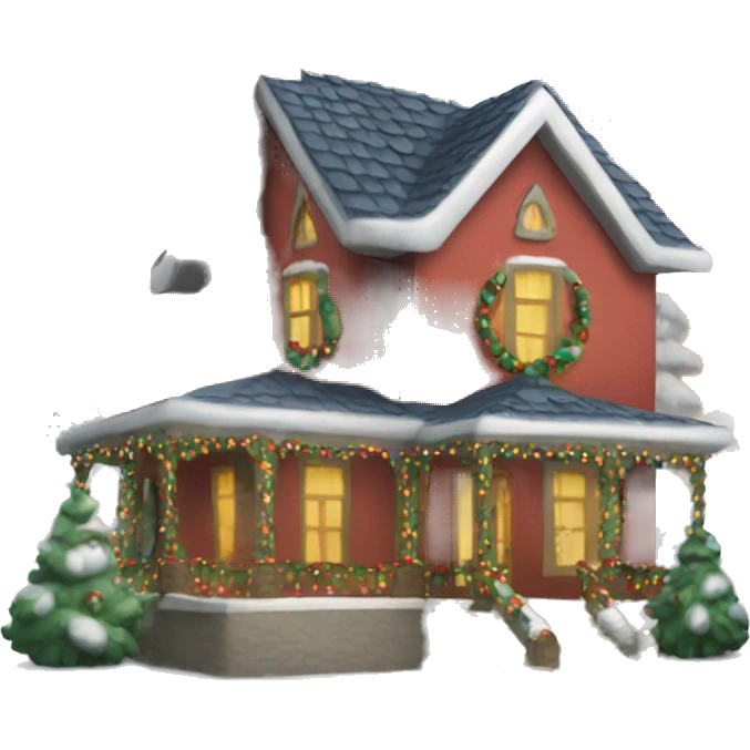 Casa de navidad emoji