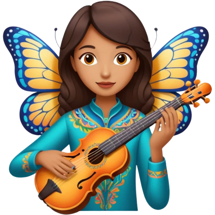 Musician Butterfly emoji
