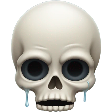 crying skull emoji