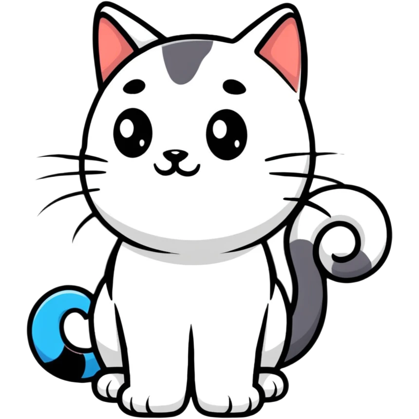 Cat says hi emoji