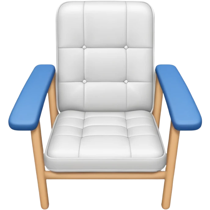 chair top view clean minimal emoji