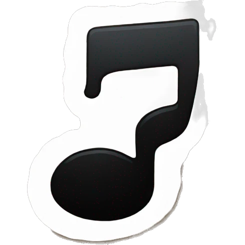music note sticker emoji