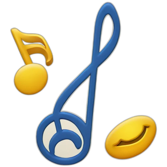 note de musique et euros emoji