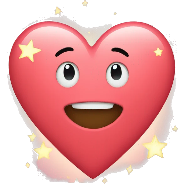 Heart with stars  emoji