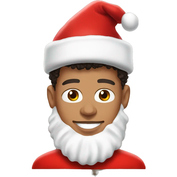 Patrick mahomes as Santa Claus  emoji