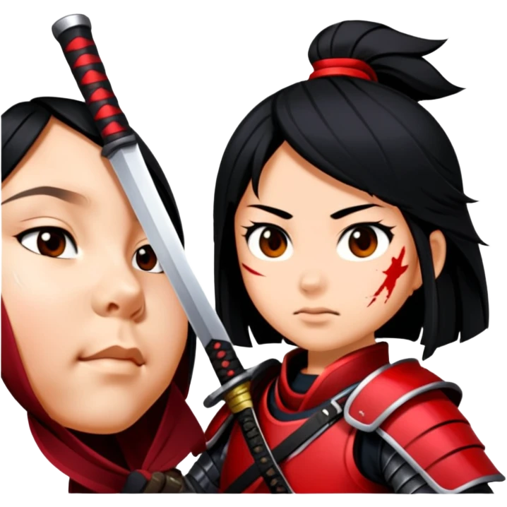 Battle-Ready Samurai emoji