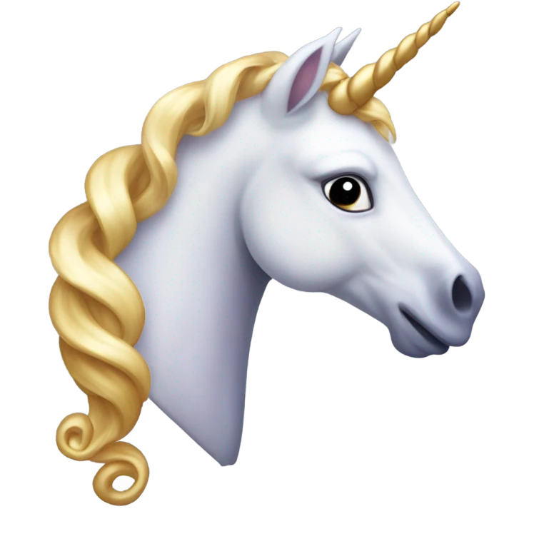 unicorn as horse emoji