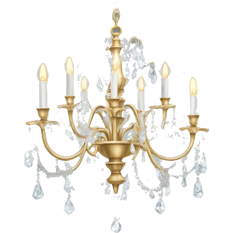 crystal chandelier emoji