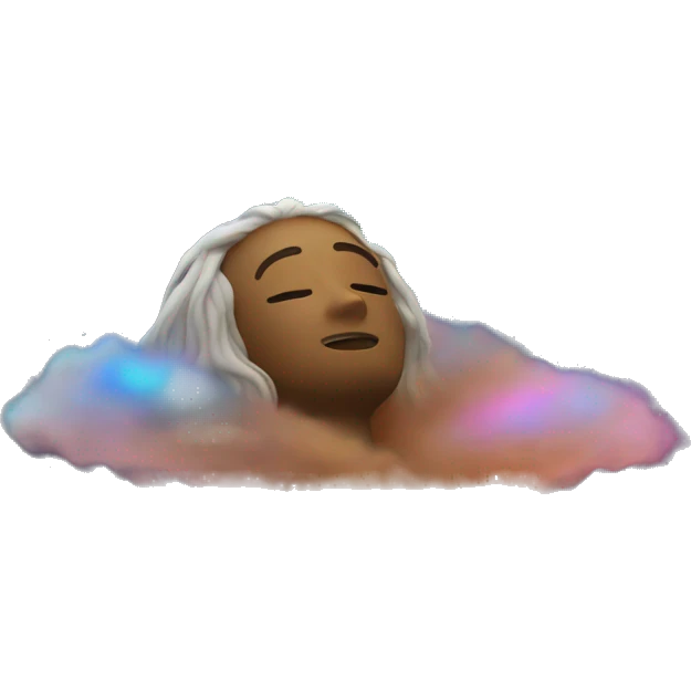 Astral travel, out of body, colorful, stars emoji