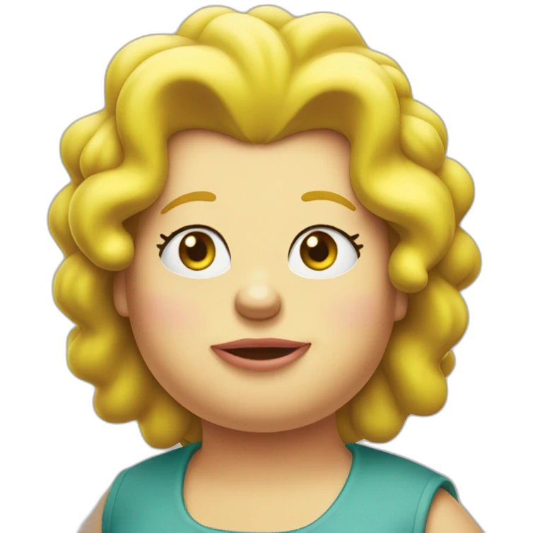 fat Lisa Simpson emoji
