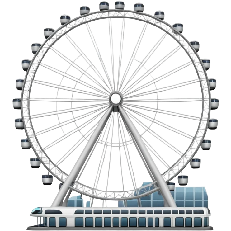 London Eye ferris wheel emoji