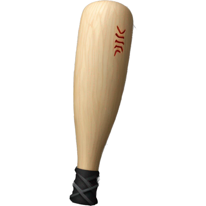 baseball bat wrapped in barbed wire emoji