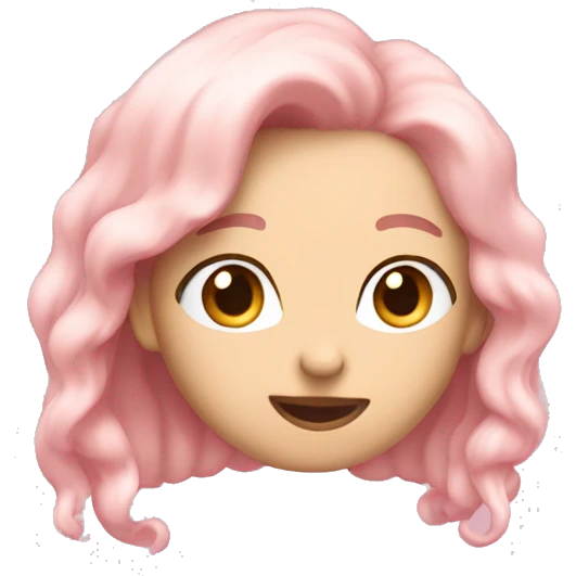 light pink geart emoji