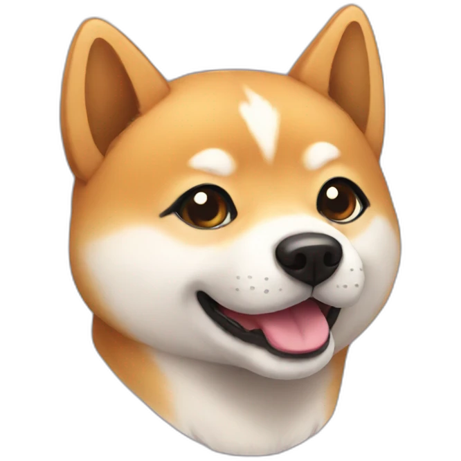 Cute little Shiba  emoji
