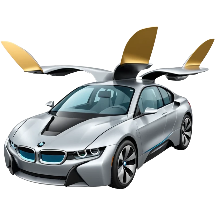 Uçan araba bmw emoji