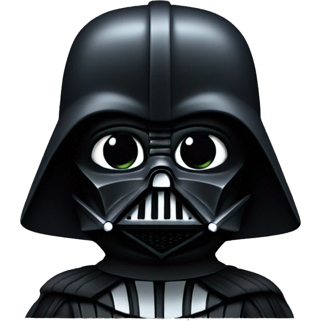 toddler darth vader with full mask emoji