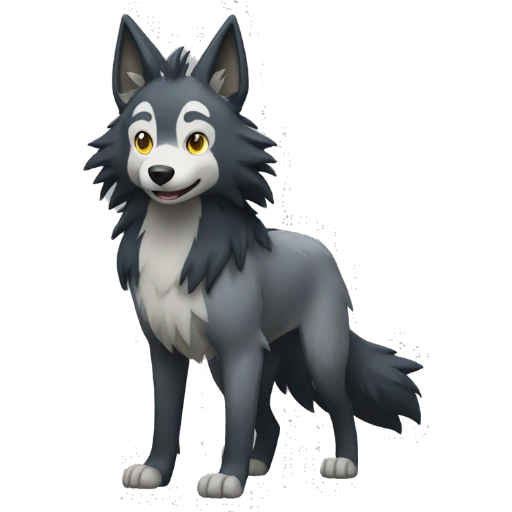 Mightyena full body emoji